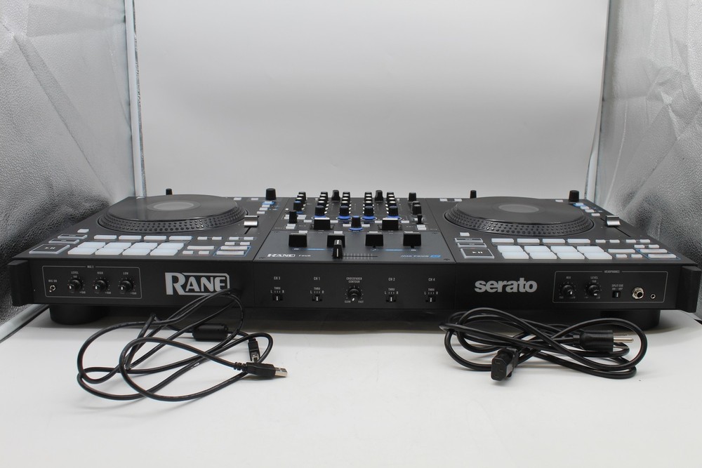 RANE FOUR Stems DJ Controller with 4 Decks, 8.5"