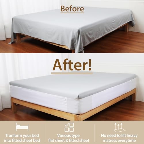 Fitted Bed Sheet Straps Bedroom Bed Sheet Holder, Elastic Sheet Strap Queen