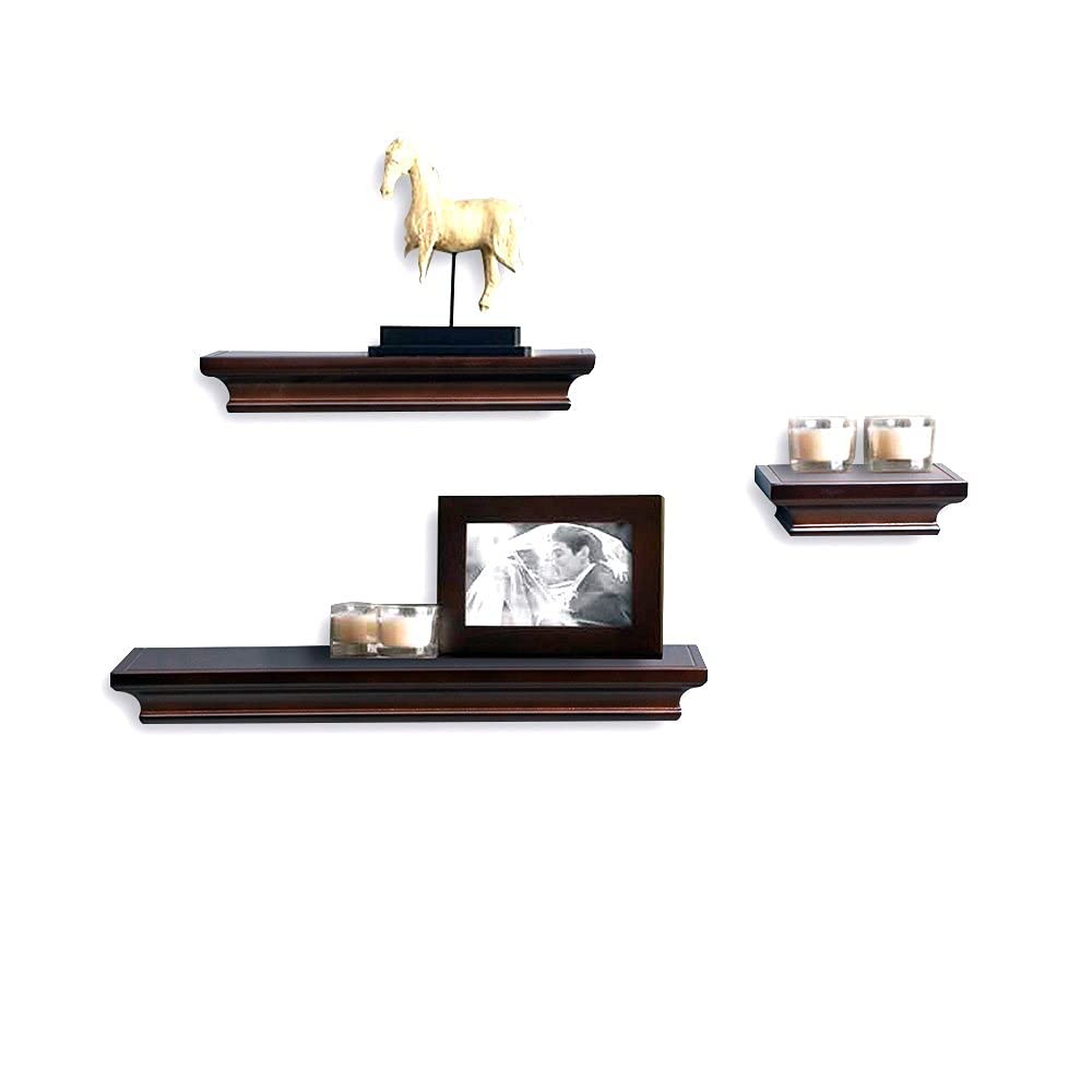 Floating Wall Shelves Sets 3 PCS with Invisible Bracket Picture Ledge Units a...
