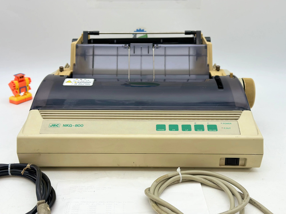 JRC NKG-800 Printer w/ Power and Data Cables (Used)