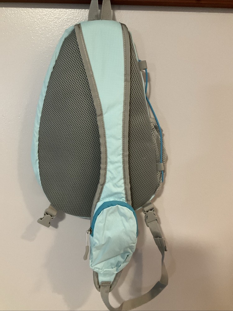 Eddie Bauer Blue Sling Backpack, Adjustable Strap Multiple Pockets