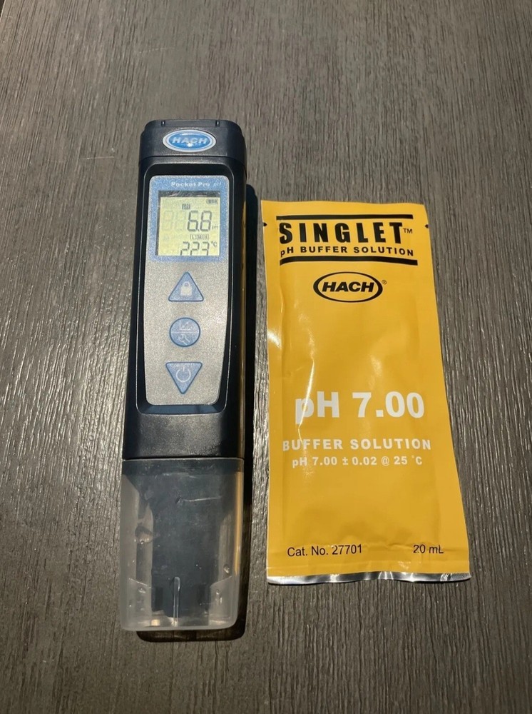 HACH 9531000 POCKET PRO+ PH TESTER **with Buffer 7 Packet
