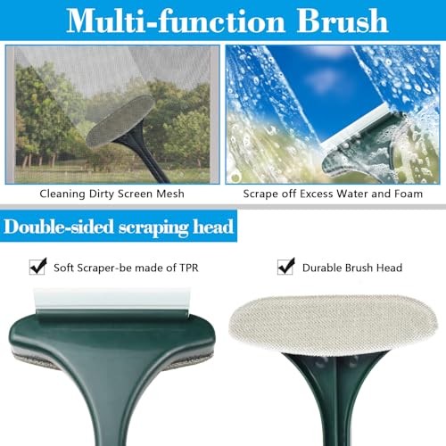 Pet Screen and Screen Repair Kit, Upgraded Thicken Pet Proof Window Screen