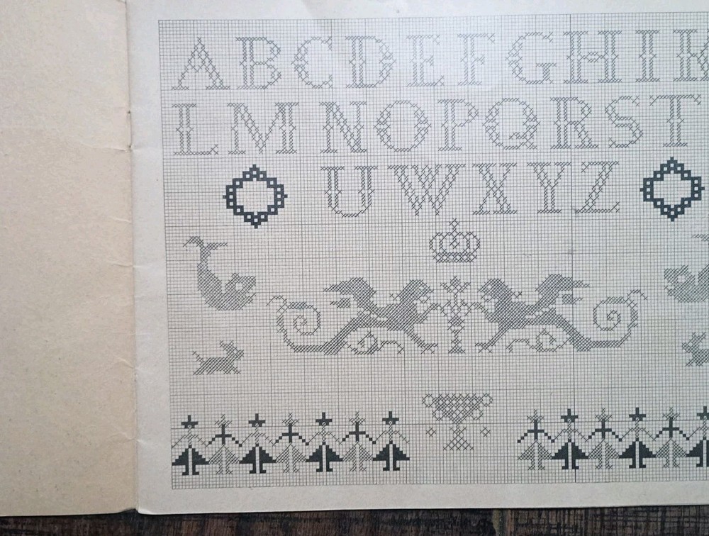 Sweden Vintage Embroidery Patterns Booklet