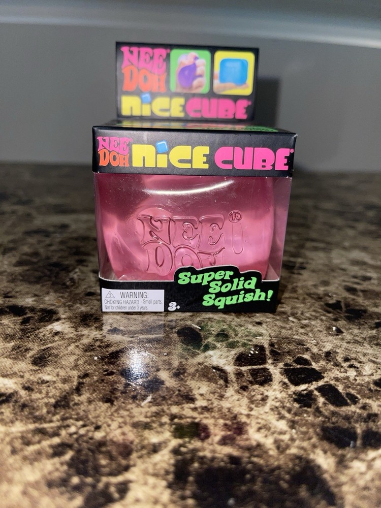 Schylling Nee Doh Nice Cube Super Solid Squish Sensory Toy