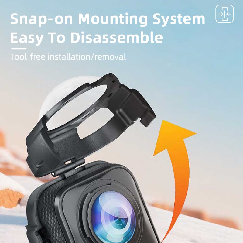 Camera Snap Lens Protector Storage Dustproof Scratch Resistant For Insta360 X5