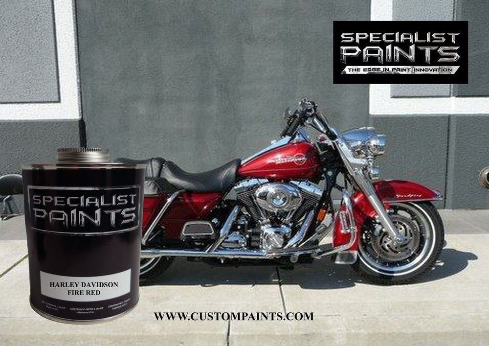 Harley Davidson - Fire Red- Paint Code 61711 - Urethane Based, Motorcycle