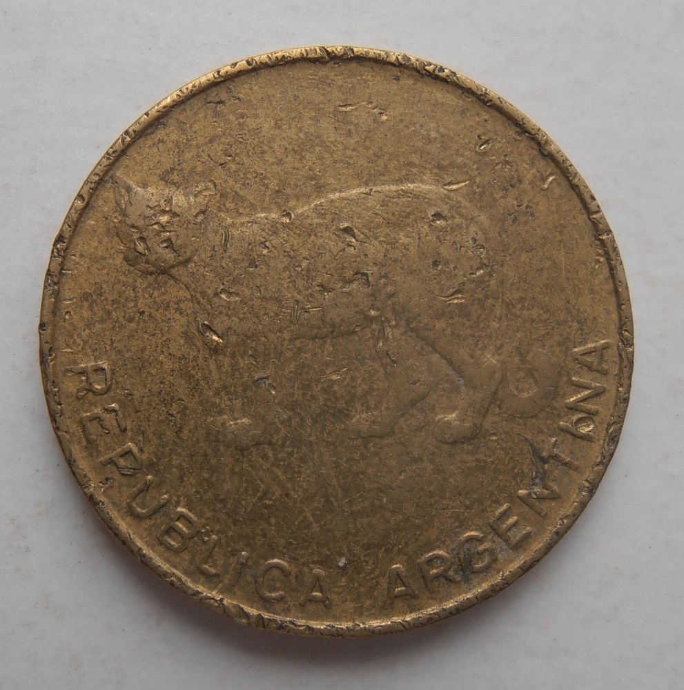 ARGENTINA 5 CENTAVOS 1985
