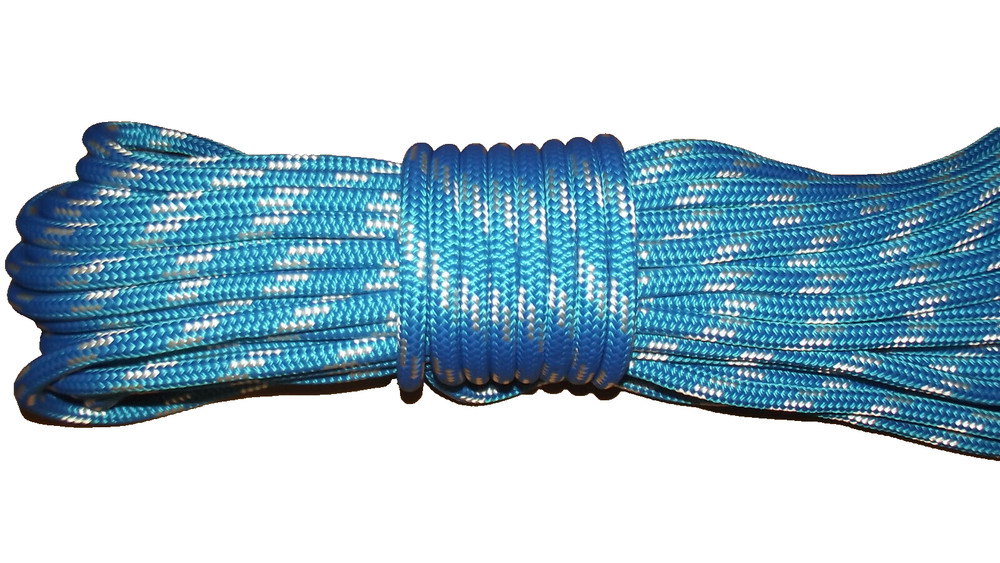 1/2" (12mm) x 96' Sail/Halyard Line, Double Braid Polyester, Sheets, Boat Rope