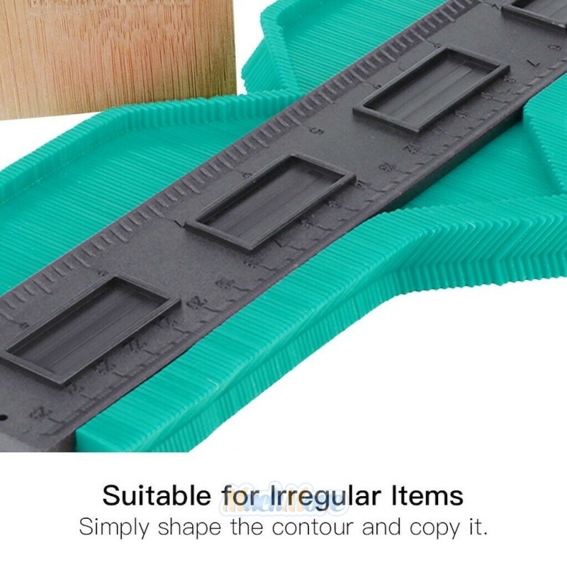 10 Inch Irregular Shape Duplicator Plastic Contour Gauge Measure Tool