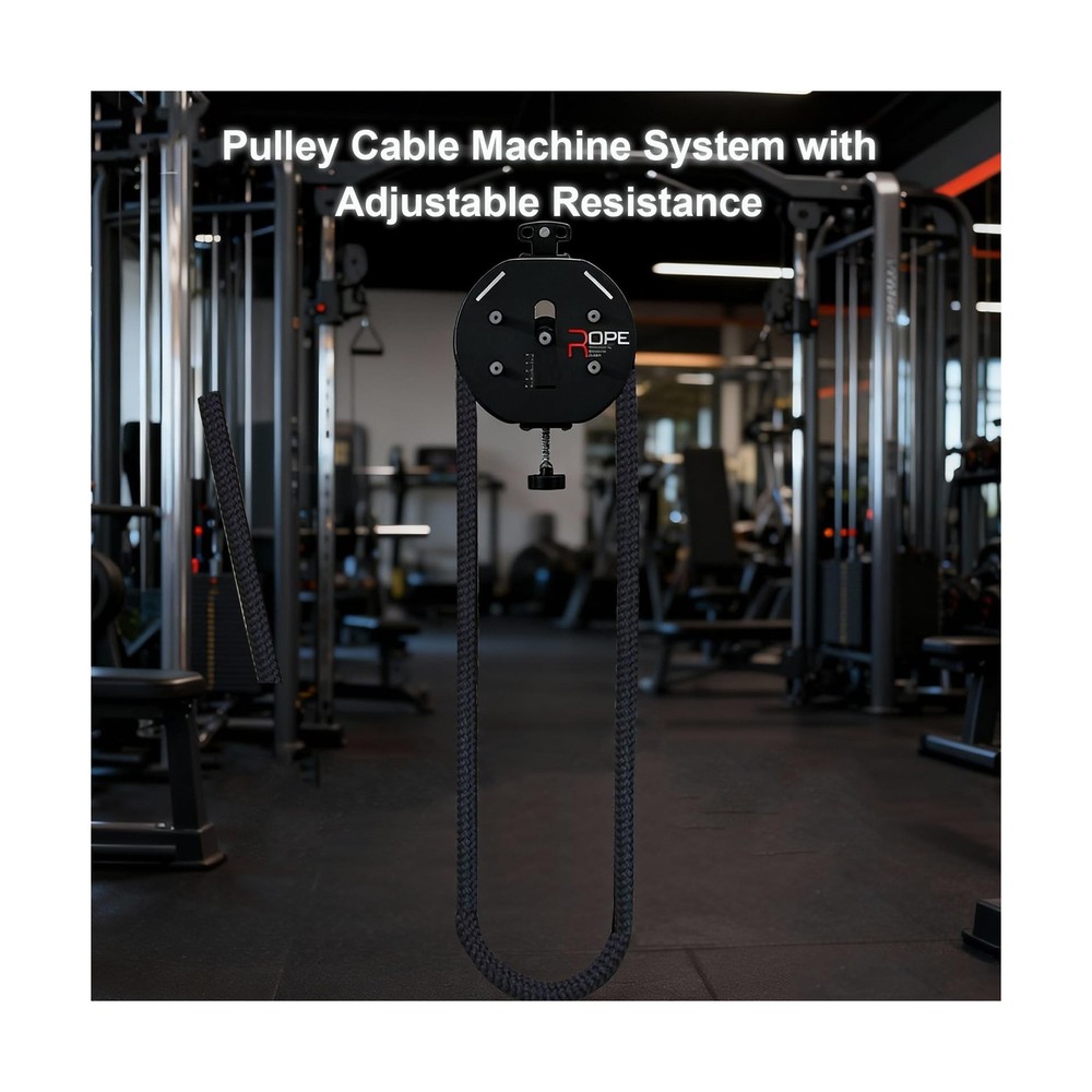 Endless Rope Trainer,Portable Cable Pulley System,Pulley Cable Machine System...