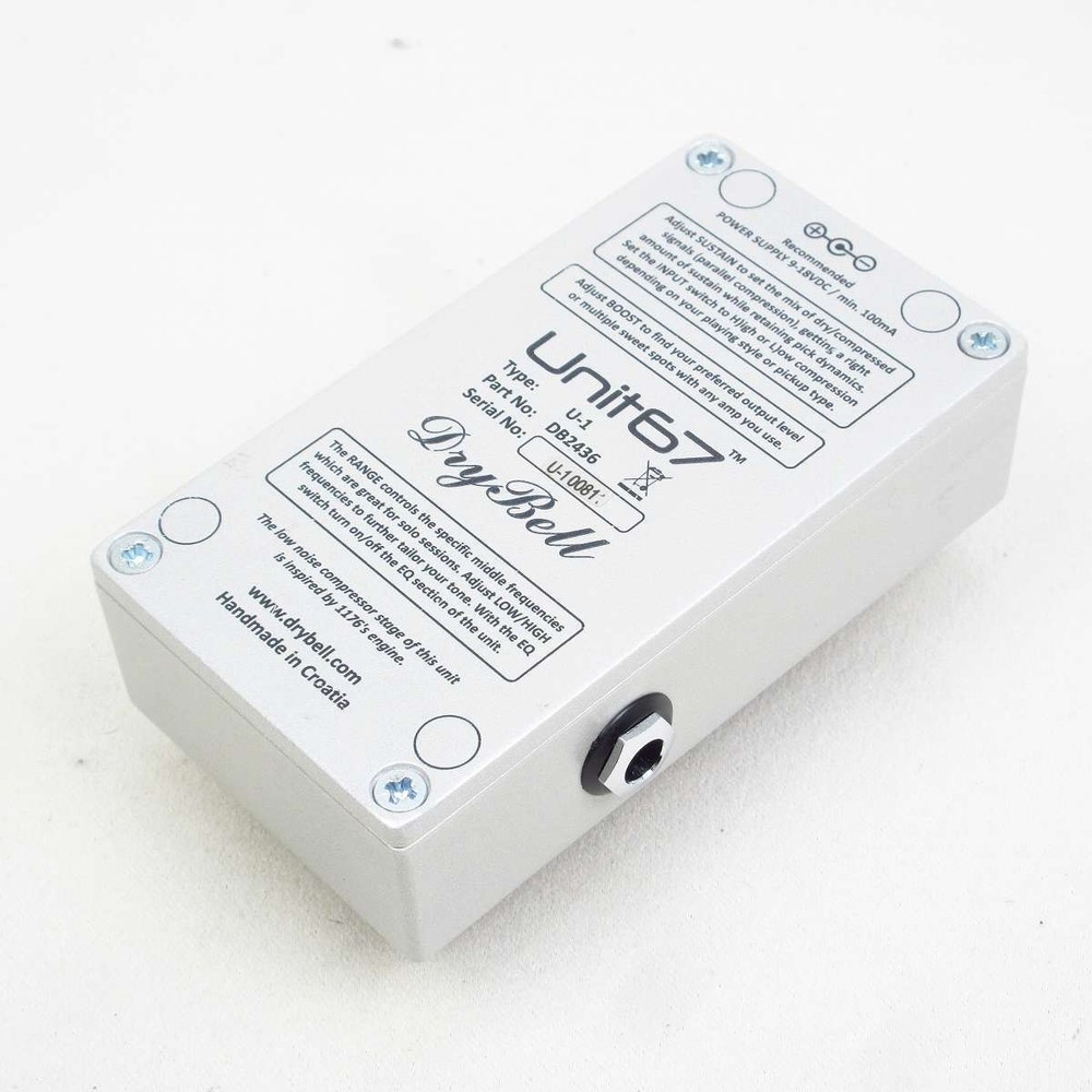 Drybell Unit67 Tone Shaper Compressor Eq Booster Rangemaster Equalizer