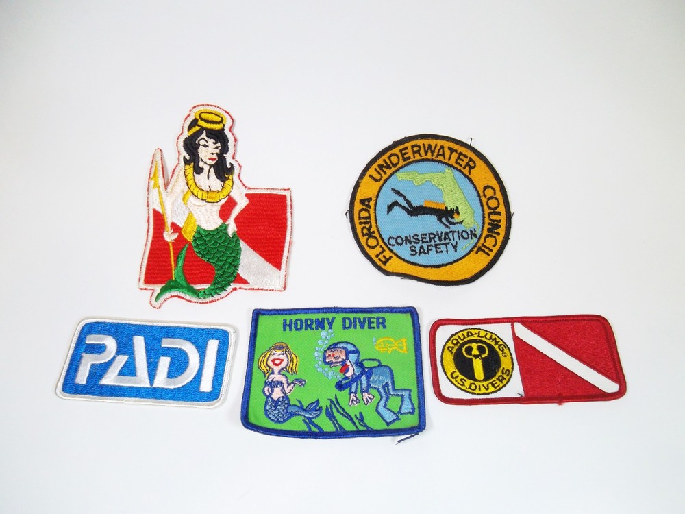 various Scuba Dive patch lot as pictured
