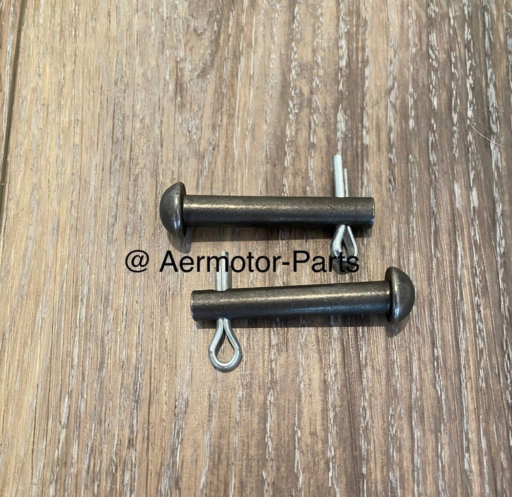 10ft Aermotor B-702 Windmill Pitman Pin, B622, New, PAIR
