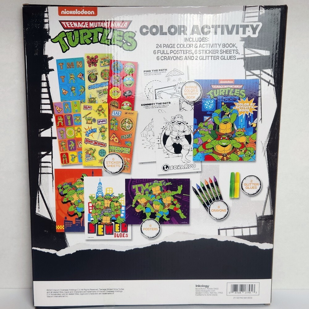 Nickelodeon TMNT Color Activity Set