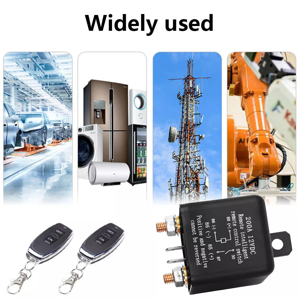 Car Battery Disconnect Switch Remote Control Power Kill Master Isolator Cut Off