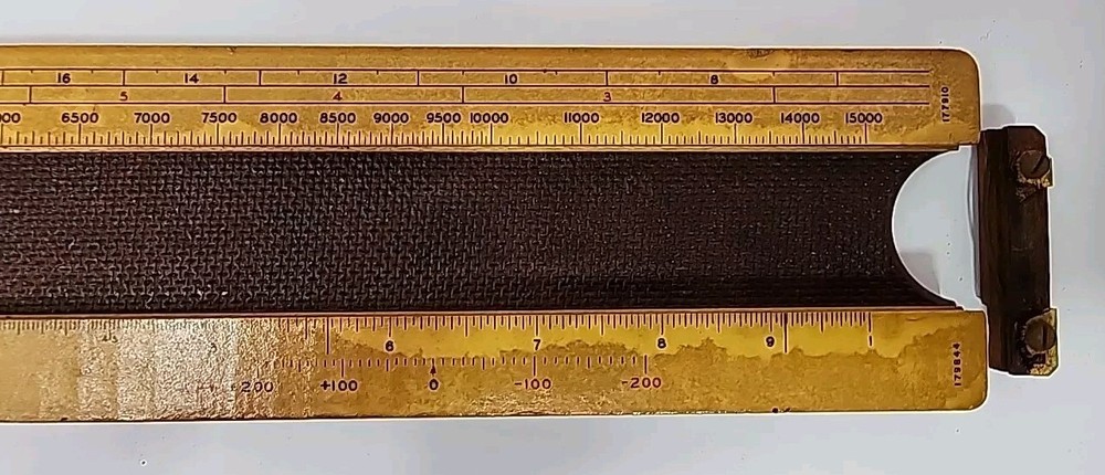 WW2 US Army Graphical Table Slide w Carrying Case U87