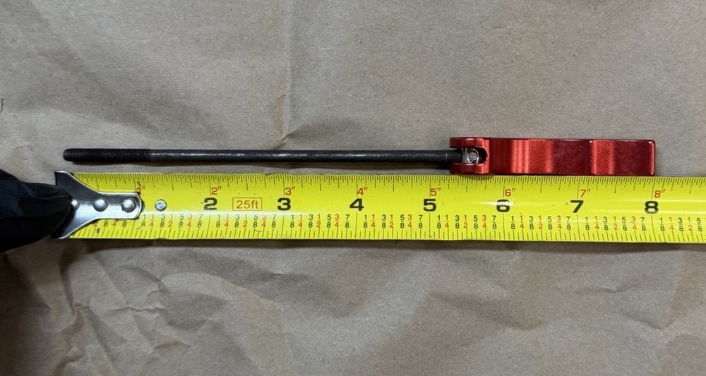 Red Front Bicycle Quick Release Axle