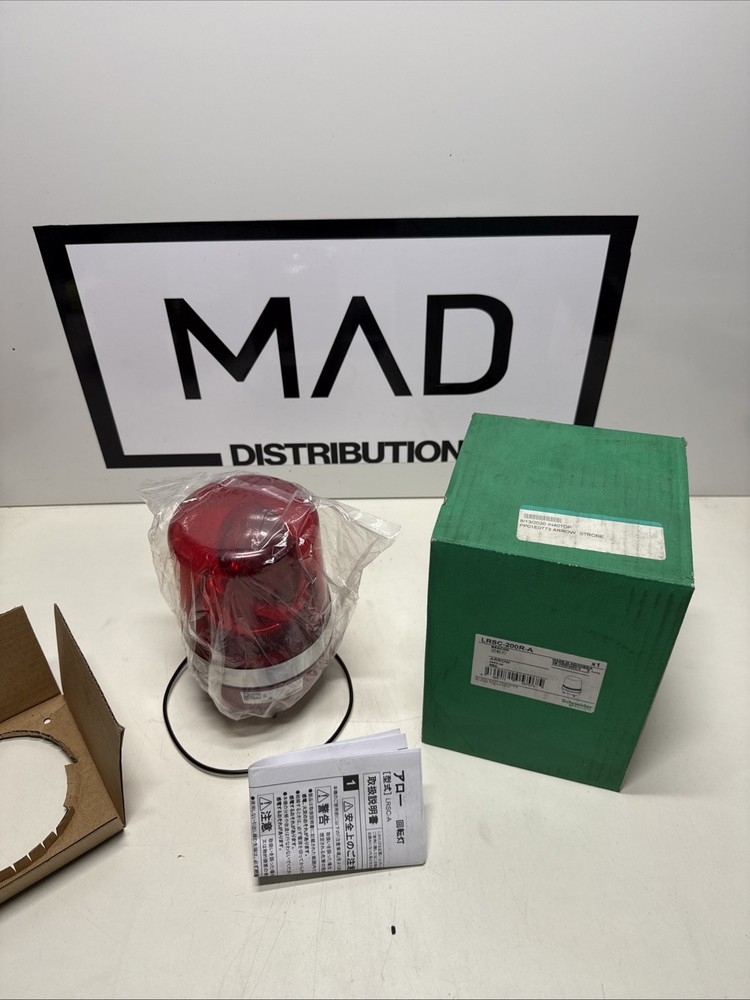 Schneider LRSC-200R-A, 200v Red Strobe Light