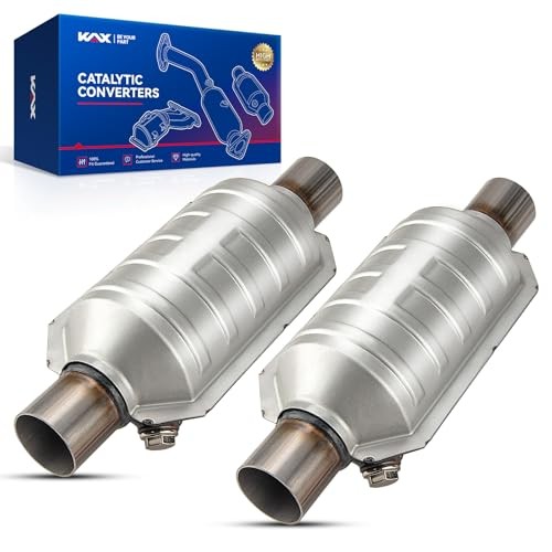 Catalytic Converter Fits for High Flow Performance Compatible With 2“ 2"