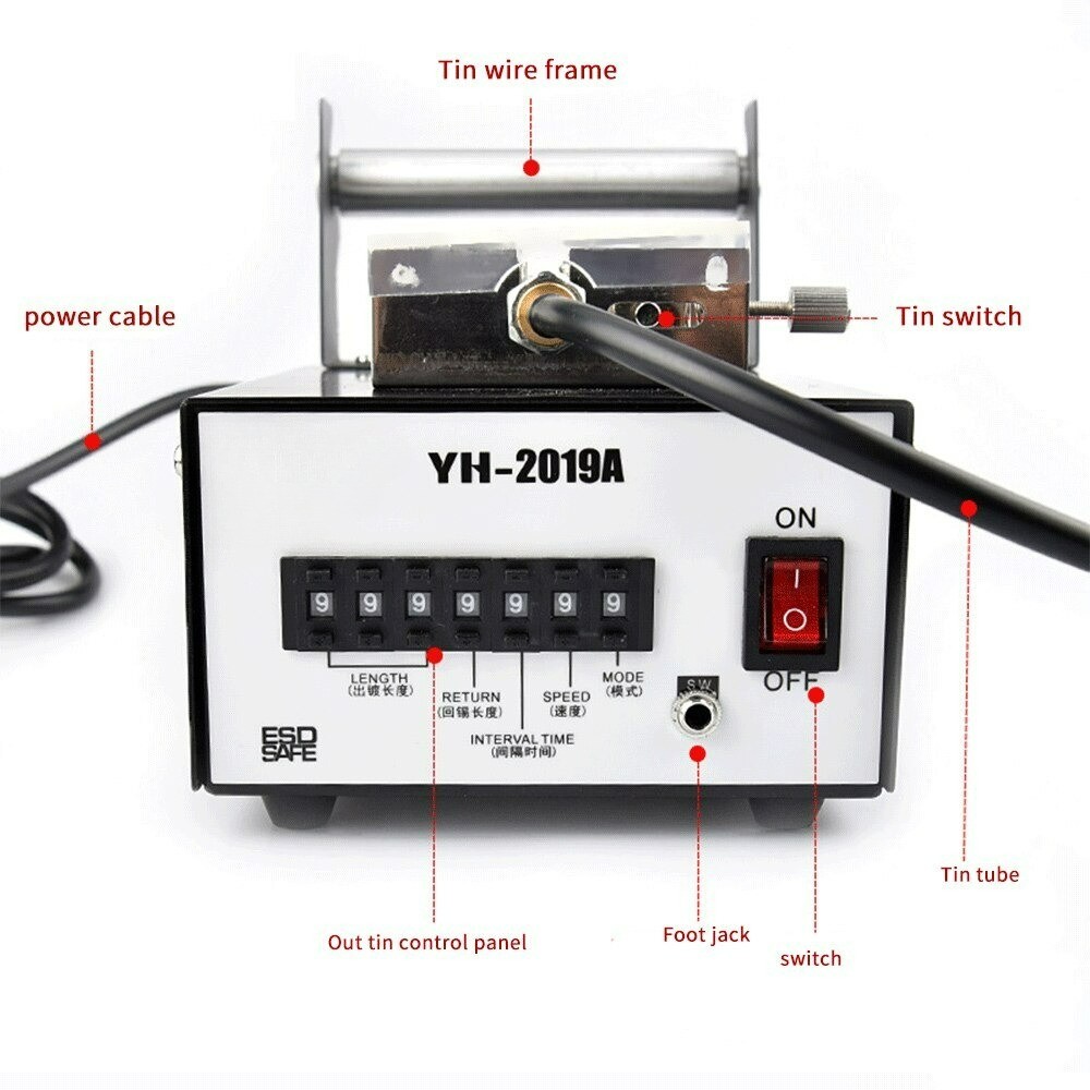 375  High-Power Automatic Soldering Iron with Automatic Solder Feeding
