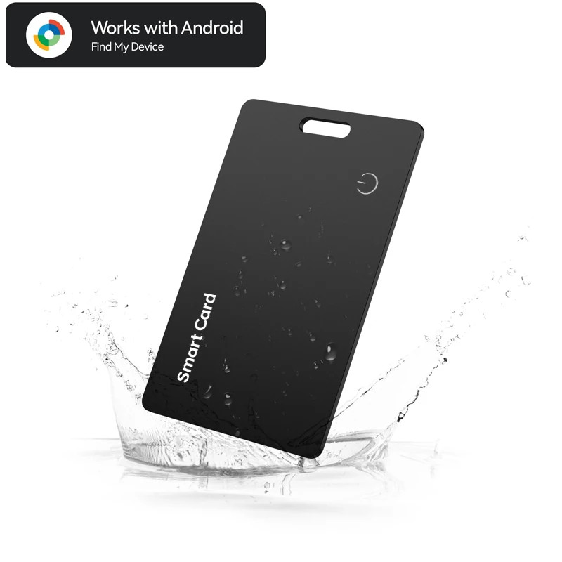 Wallet Tracker Card for Android Google Find My Device Bluetooth Rechargeable