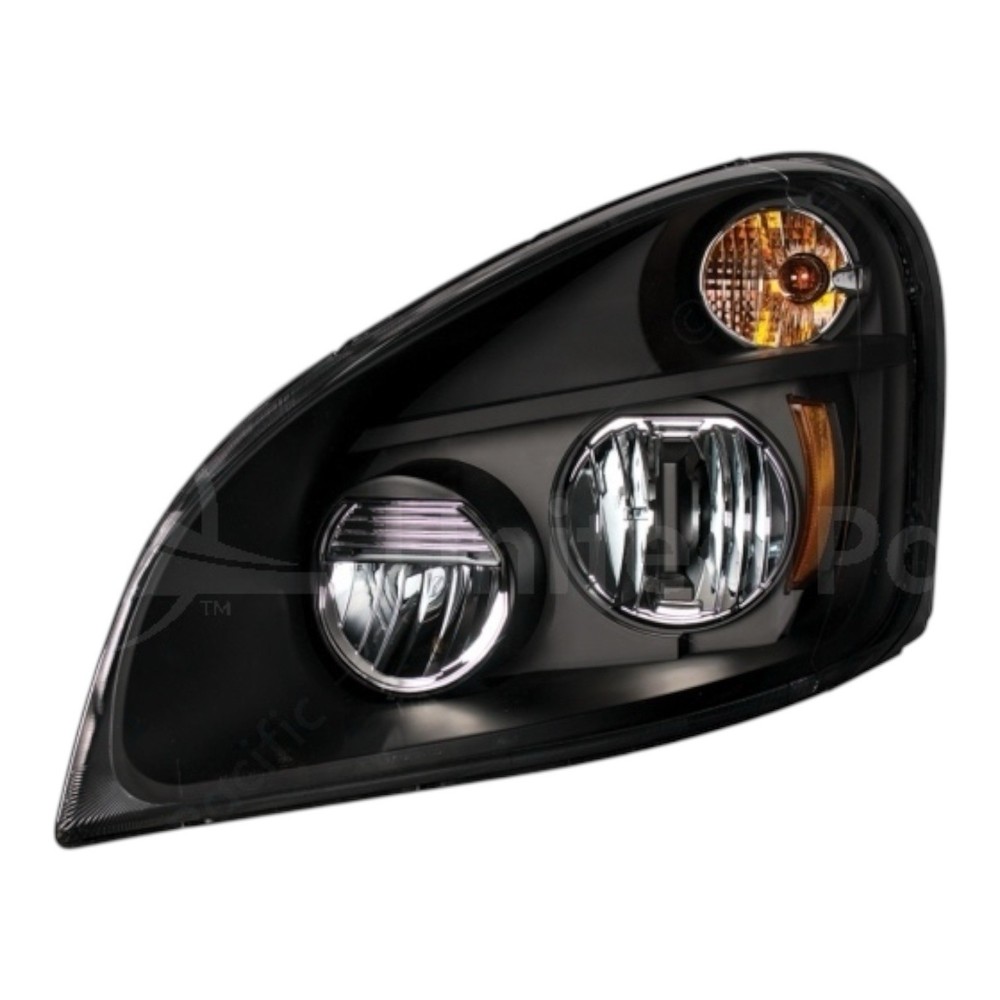 Freightliner Cascadia LED Headlight Fits 2008-2017 Driver Side Blackout Version
