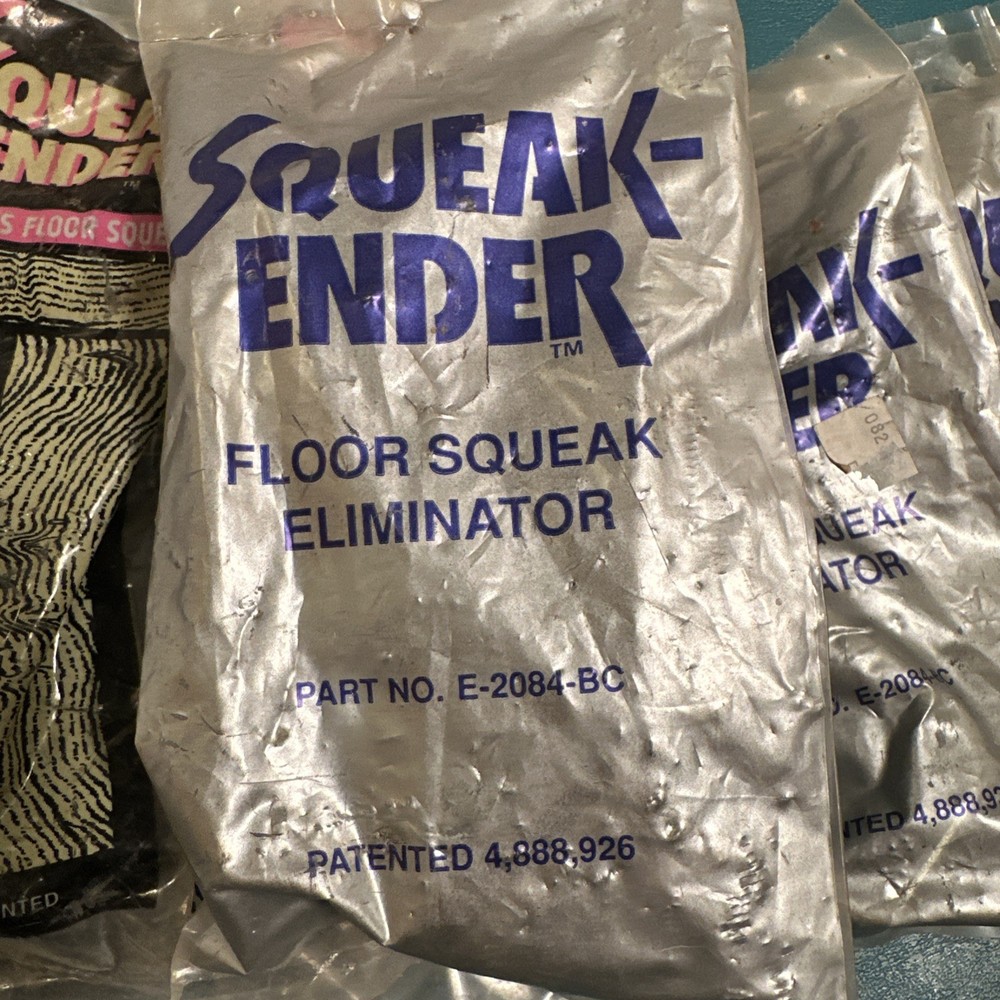 6 Squeak Ender Sub-Floor Problem Solver Eliminates Floor Squeaks New Old Stock