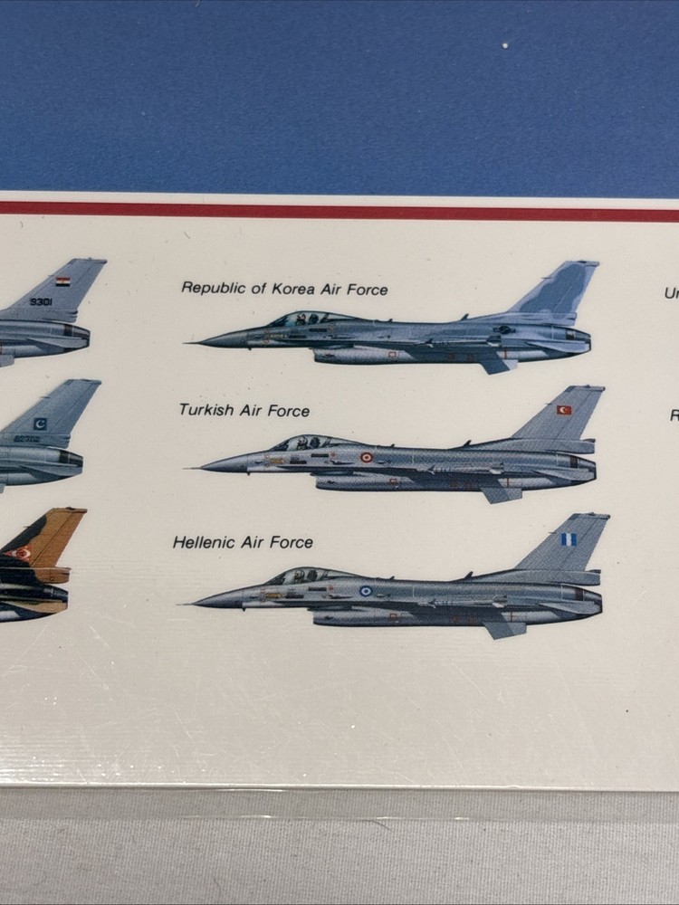 General Dynamics F-16C Fighting Falcon Laminated Picture