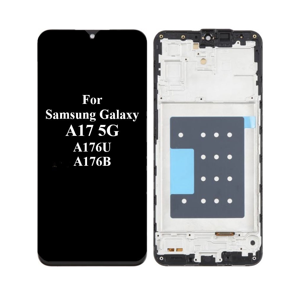 LCD Screen with Frame Combo Display Replacement for Samsung Galaxy A17 5G A176