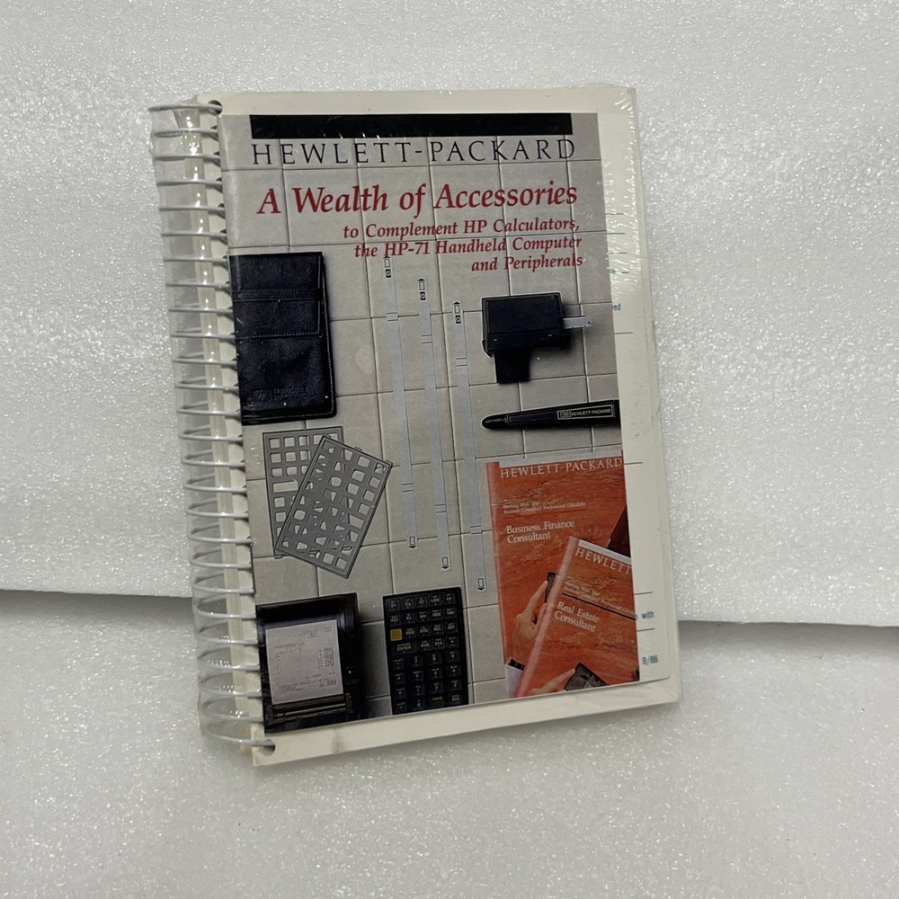 HP-12C Calculator Owner's Handbook and Problem-Solving Guide Manual New Sealed
