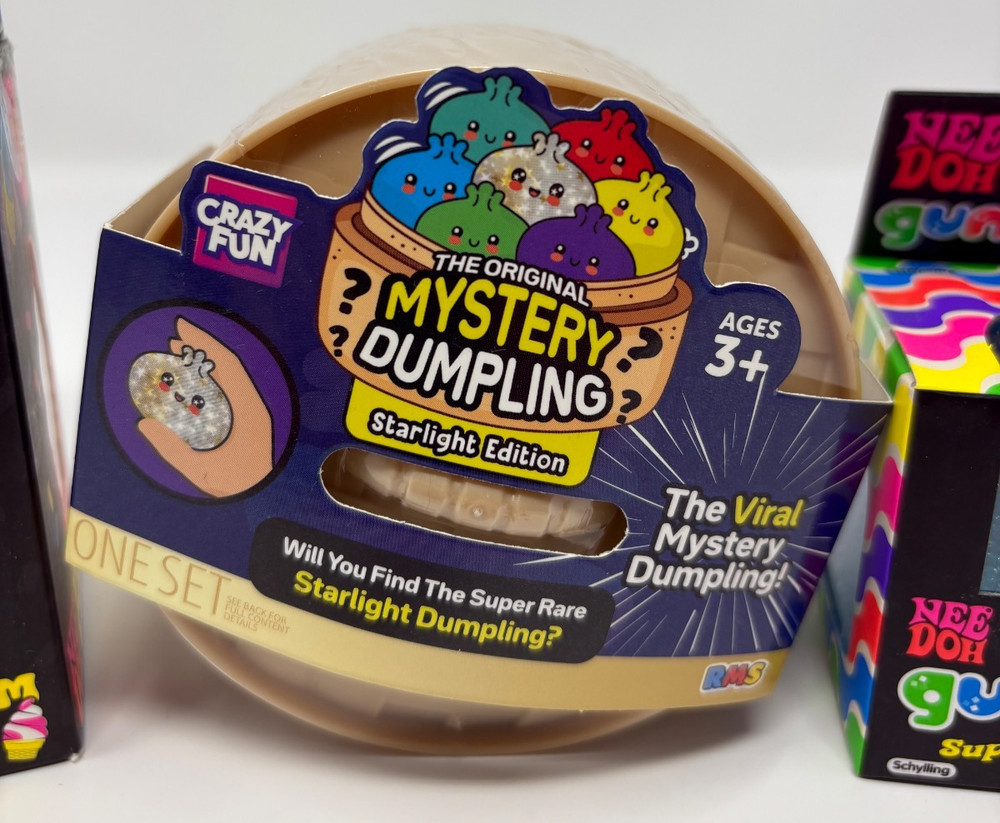 Needoh And Dumpling Bundle - Nice Cream Cone, Gumdrop, Golden Glitter Dumpling