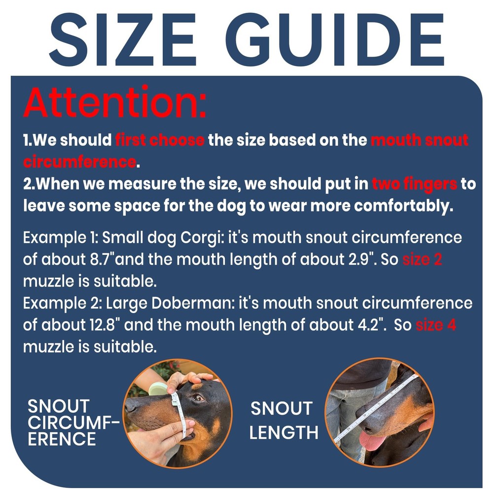 Royal Claws Dog Muzzle, Basket Muzzle for Small Medium Large SIZE 1, Black