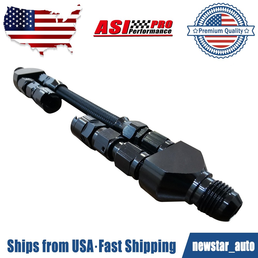 Flex Fuel Sensor Bypass Splitter Flexfuel -8AN In/out LS CTSV E85 (No Sensor) US