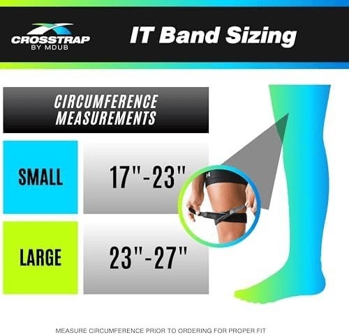 IT Band Strap Thigh Compression Wrap for Men & Women – Knee & Hamstring Support