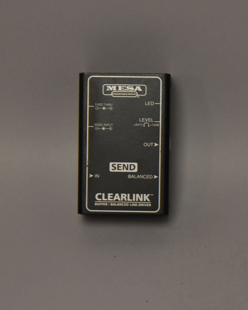 Mesa Boogie Clearlink Buffer / Balanced Line-Driver Black