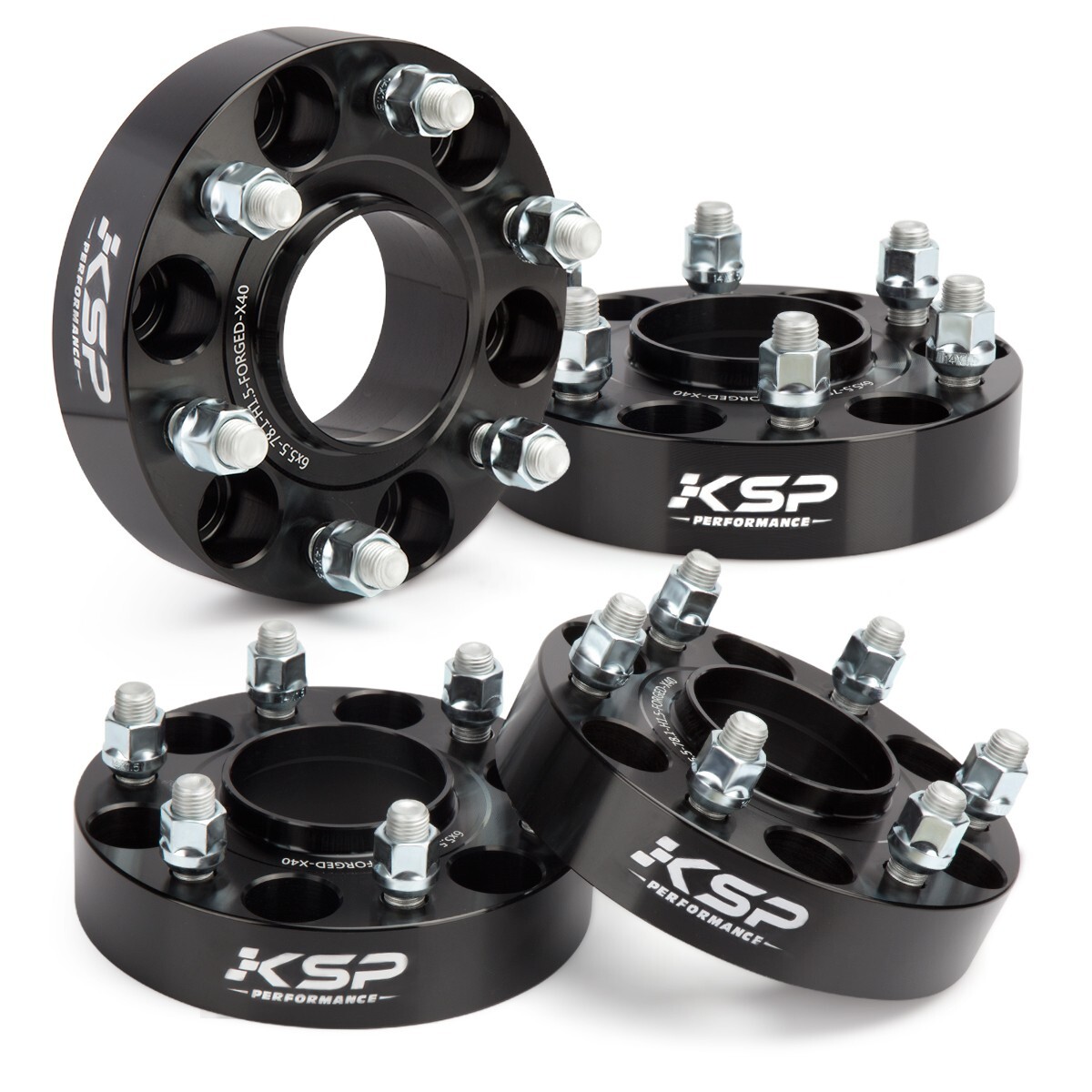 KSP 4Pc 6X5.5 Wheel Spacers  1.5"  for 1999-2024 Chevy Silverado GMC Sierra 1500
