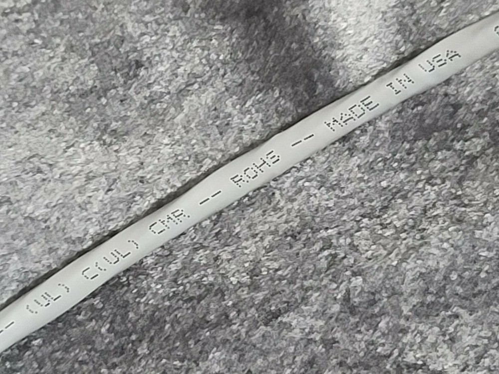 Carol E2038S 18/8C Shielded Security/Communications Cable Riser Gray /50ft