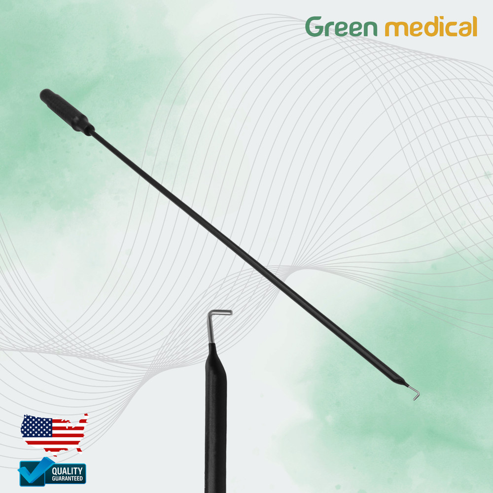 L-Hook 5 mm Insulated Electrode laparoscopic monopolar for laparoscopy electrode