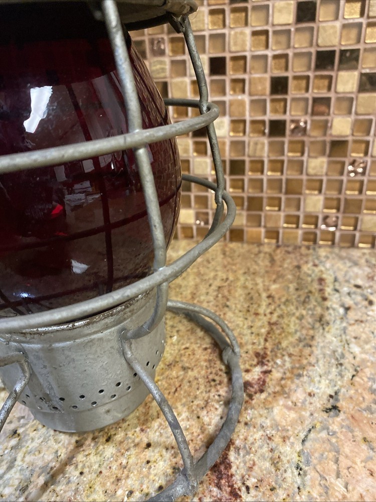 Dietz No.39 Lantern Red Glass Vulcan 🔥