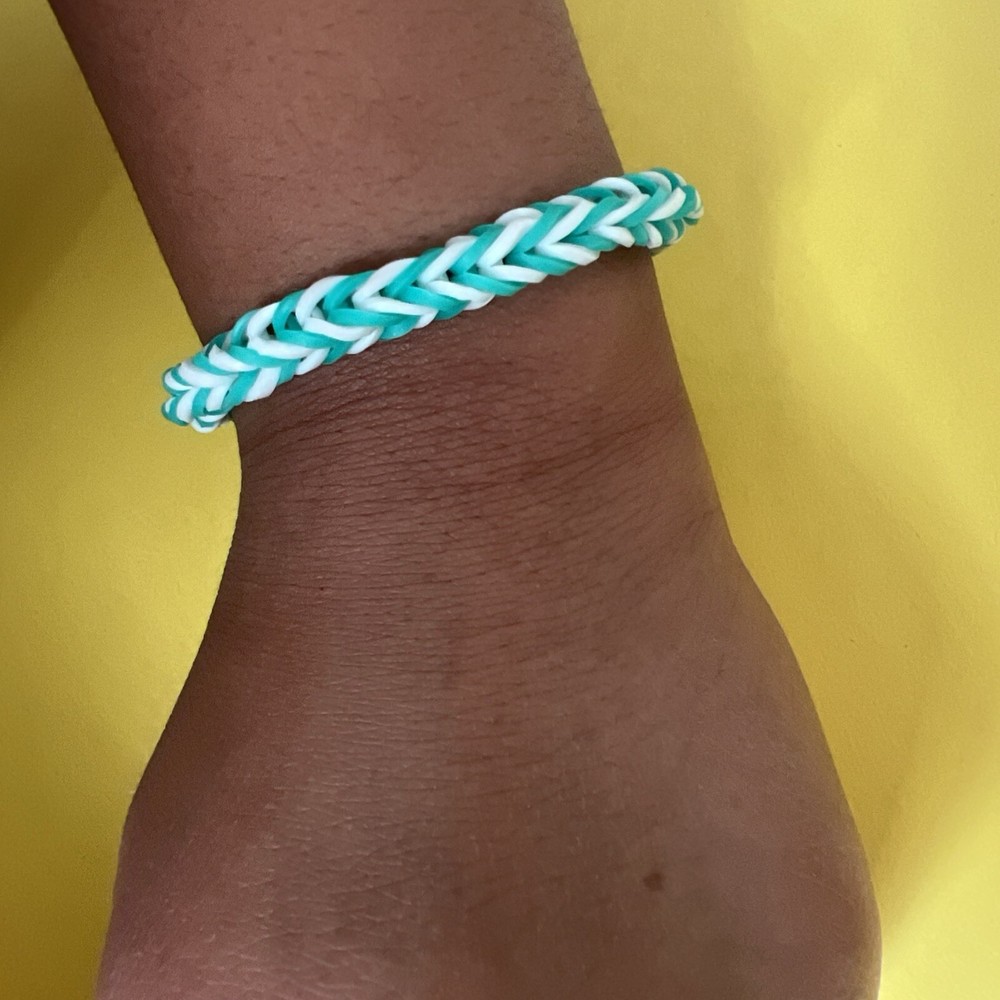 Handmade Fishtail Rainbow Loom Bracelets- 3 Bracelets