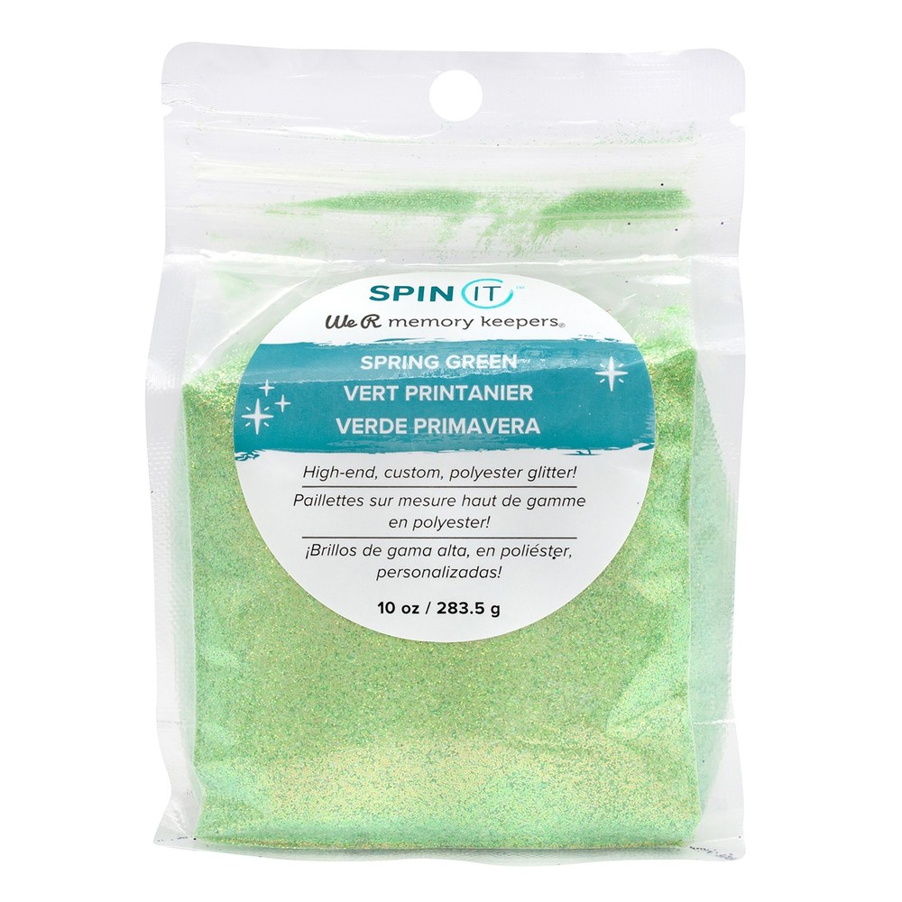 We R Spin It Fine Glitter 10oz-Spring Green