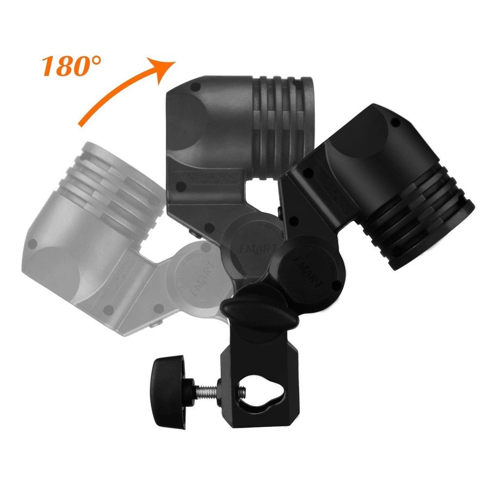 Light Bulb Stand, E26 / E27 AC Socket with Umbrella Lamp Holder, Photography ...