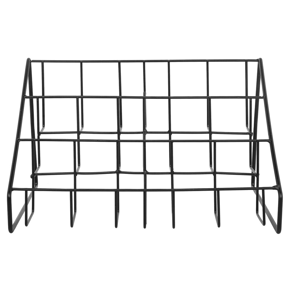 MyGift CD Display Stand, Rack Tower, 3-Tier DVD Stand 1 Rack, Black