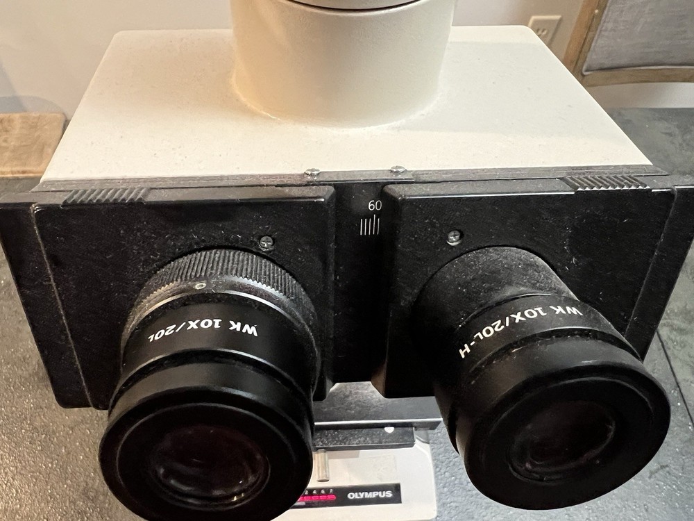 OLYMPUS BH-2 TRINOCULAR MICROSCOPE W/ SPLAN 2X/4X/10X OBJECTIVE SET