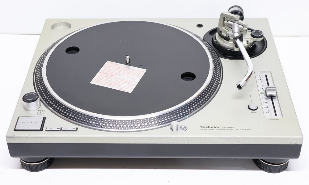 Technics SL-1200MK5 Silver Direct Drive DJ Turntable 1200 MK5