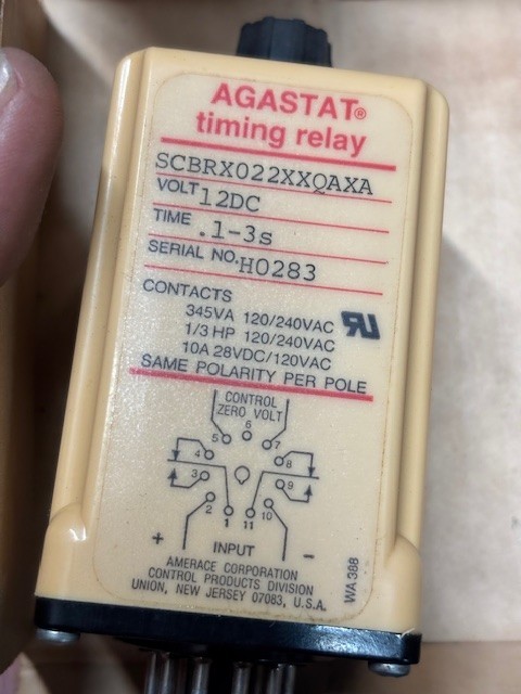 SCBRX022XXQAXA AGASTAT TIMER NEW SURPLUS
