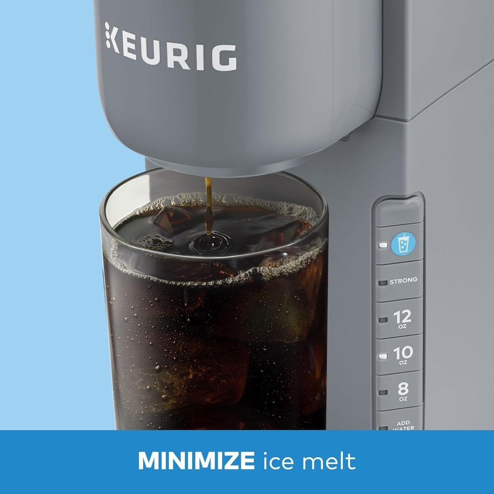 Coffee Maker, Single Pod Iced Coffee Maker, With Hot and Cold Coffee ,Gray
