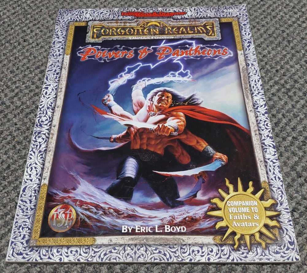 Powers & Pantheons - Forgotten Realms Dungeons & Dragons AD&D 2E TSR 9563
