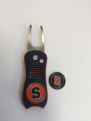 Syracuse Orange Switchblade Divot Tool, BONUS Marker, NEW